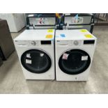 2 Lavadoras contiene: 1 Lavadora de 12 KG, Marca LG, Modelo WM12WVC4S6, Color BLANCO; 1 Lavadora de