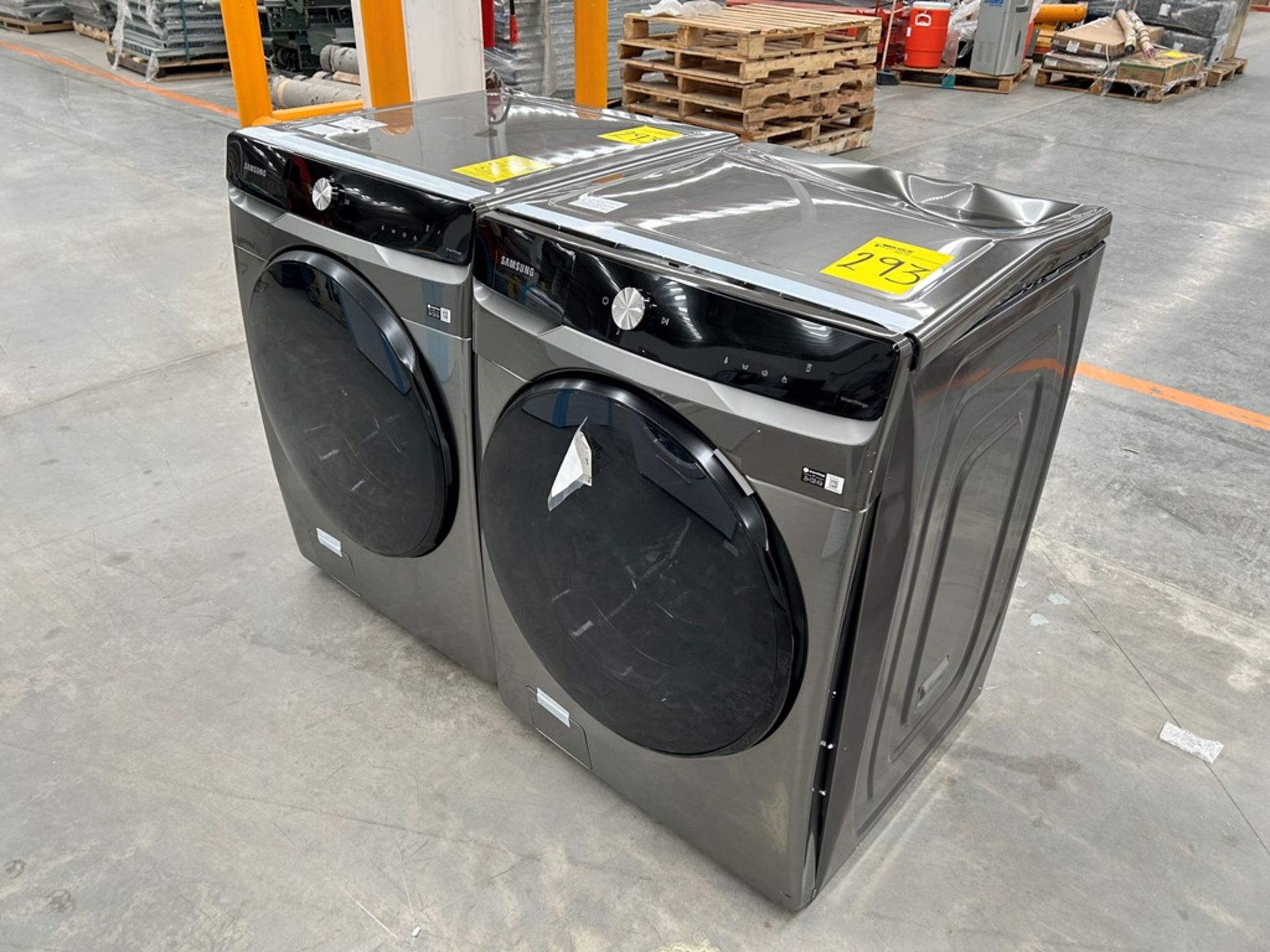 2 Lavadoras contiene: 1 Lavadora de 20 KG, Marca SAMSUNG, Modelo WD20T6300GP, Serie 00974W, Color G - Image 5 of 18