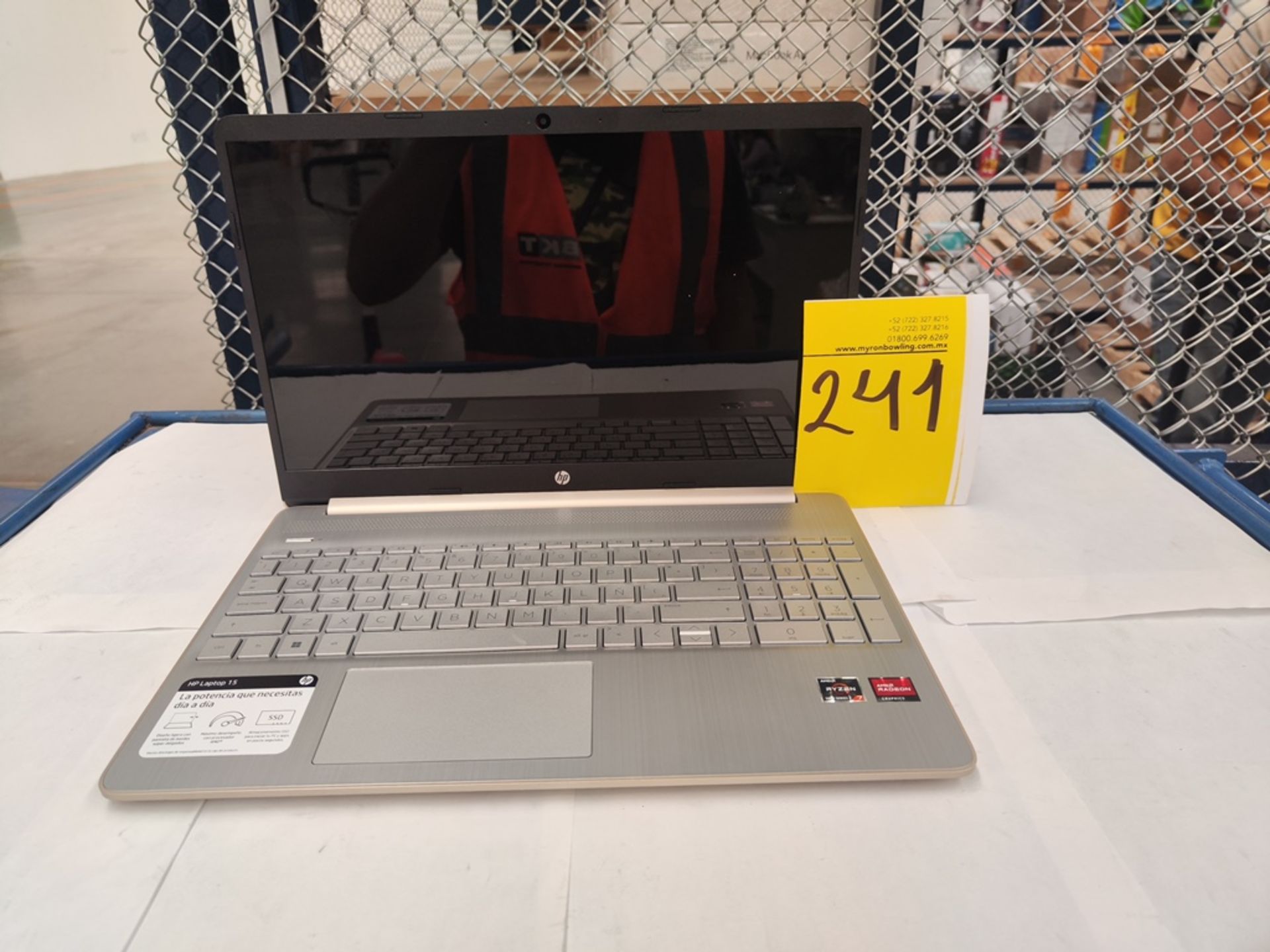 1 laptop Marca HP, Modelo 15EF2505LA, Almacenamiento de 512 GB; RAM de 8 GB (No se asegura su funci