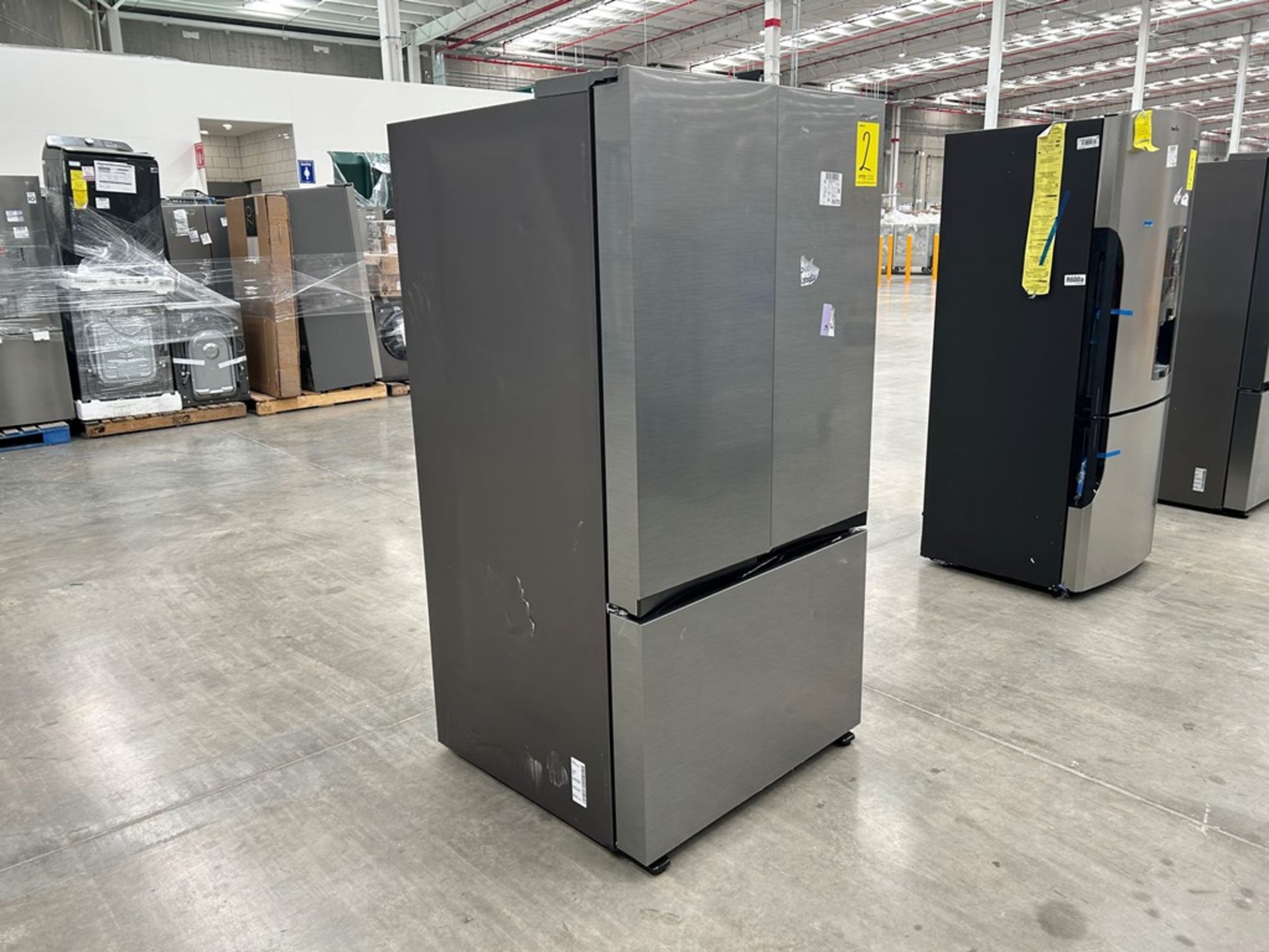 1 refrigerador Marca SAMSUNG, Modelo FR32CG5A10S9EM, Serie 1494L, Color GRIS (No se asegura su func - Image 3 of 5