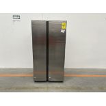 (NUEVO) Refrigerador Marca SAMSUNG, Modelo RS28CB70NAQL, Serie 0175P, Color GRIS