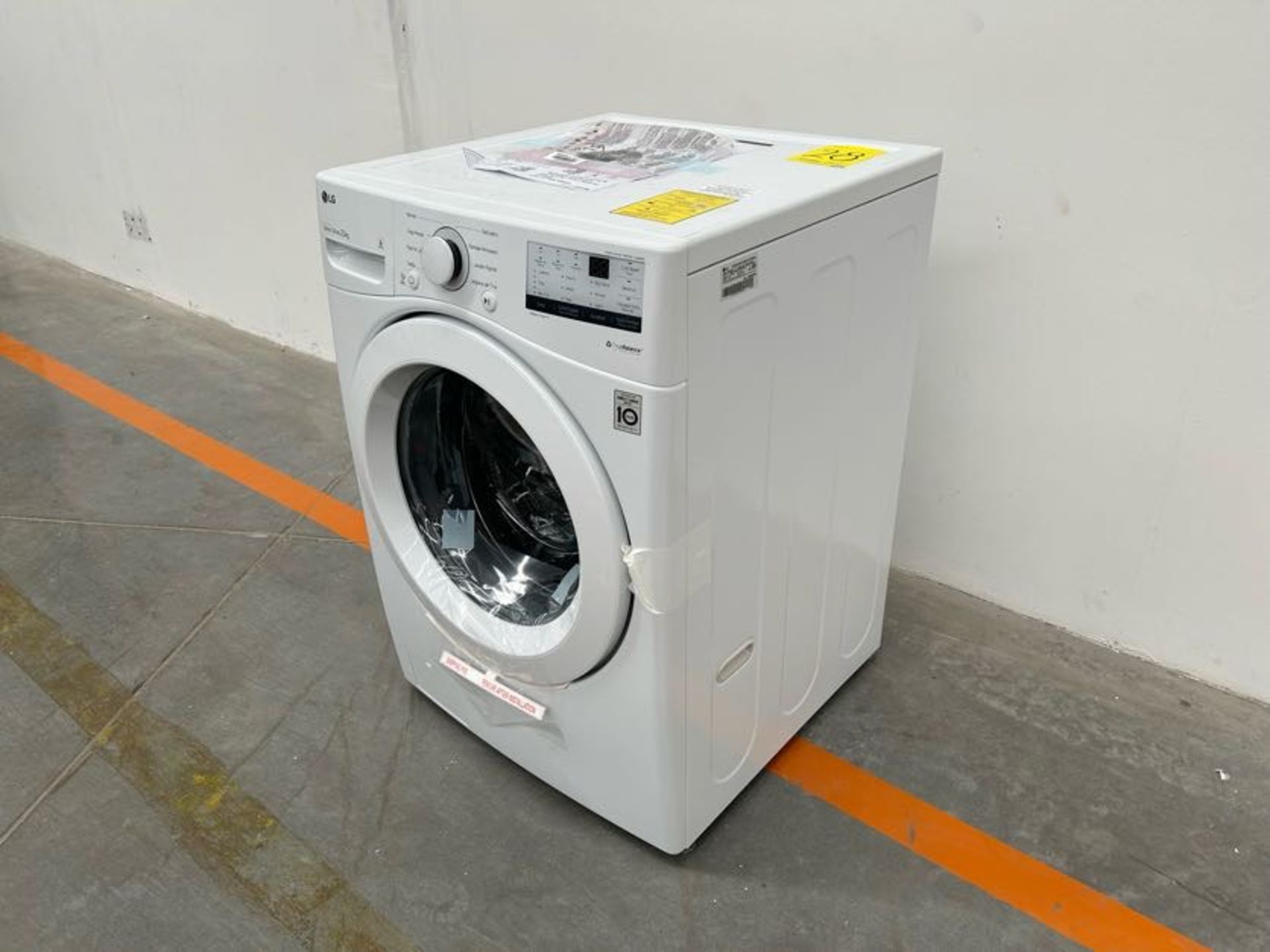 (NUEVO) Lavadora de 20 Kg Marca LG, Modelo WM20WV26W, Serie 02288 Color BLANCO - Image 2 of 5