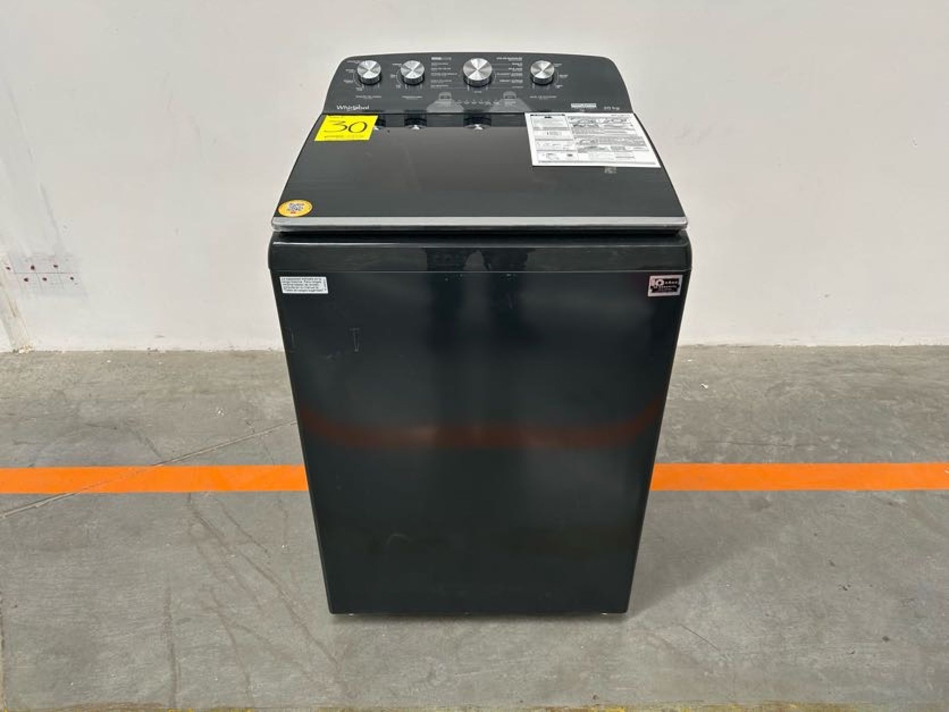 (NUEVO) Lavadora de 20 KG Marca WHIRLPOOL, Modelo 8MWTW2024WLG0, Serie 194330, Color NEGRO