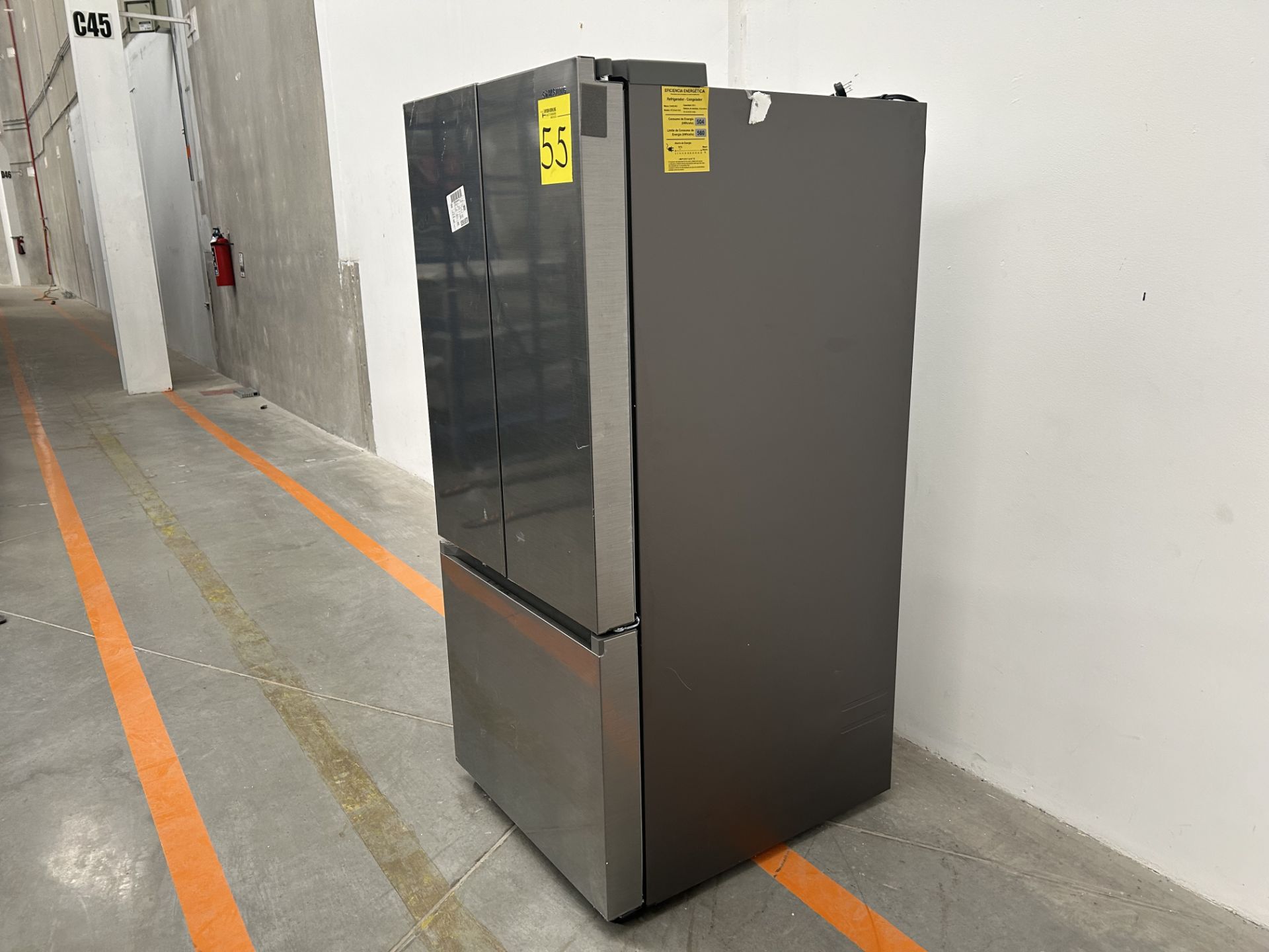 (NUEVO) Refrigerador Marca SAMSUNG, Modelo RF22A410S9, Serie 00061M, Color GRIS - Image 3 of 4