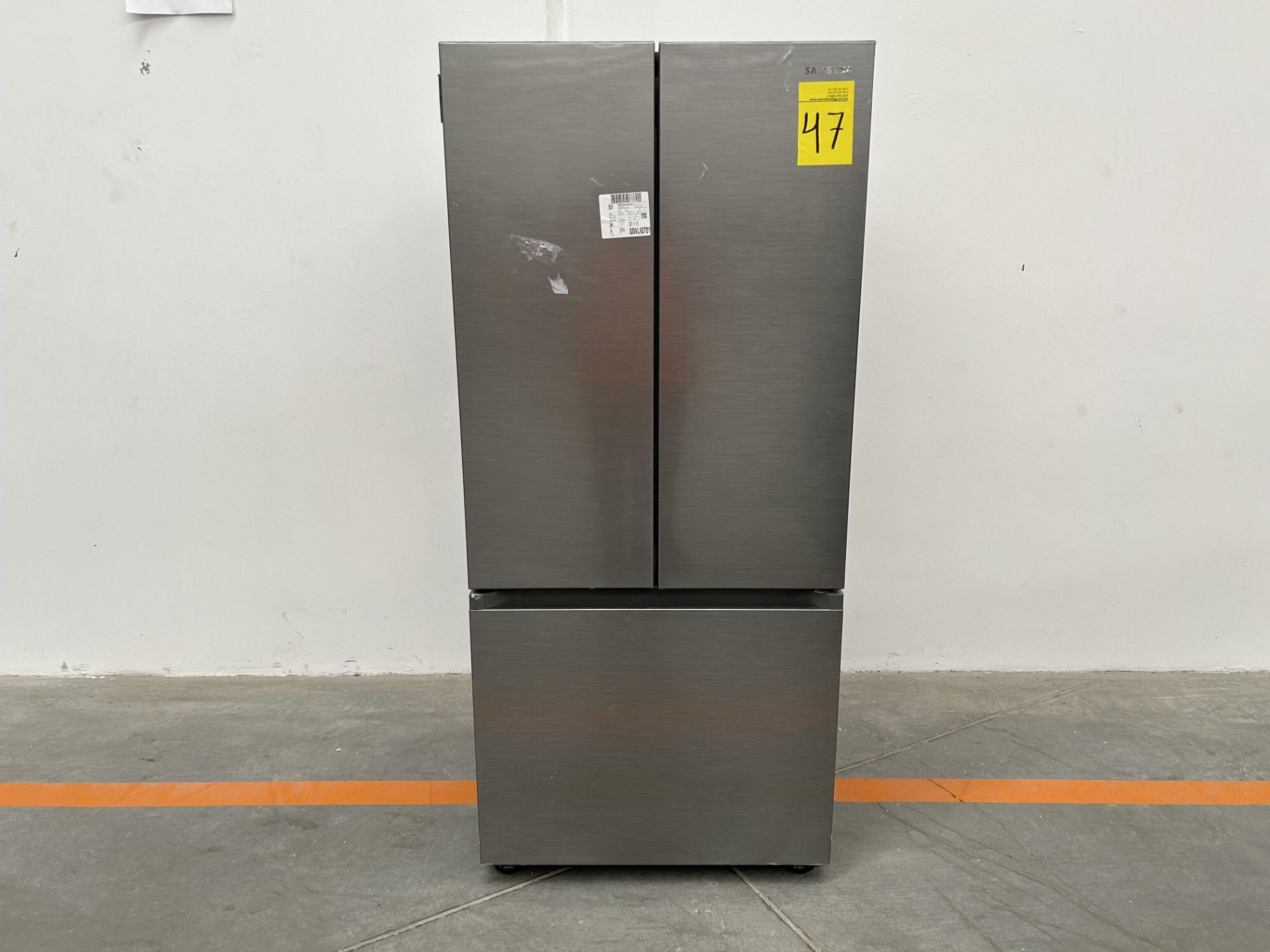 (NUEVO) Refrigerador Marca SAMSUNG, Modelo RF22A410S9, Serie 0189E, Color GRIS