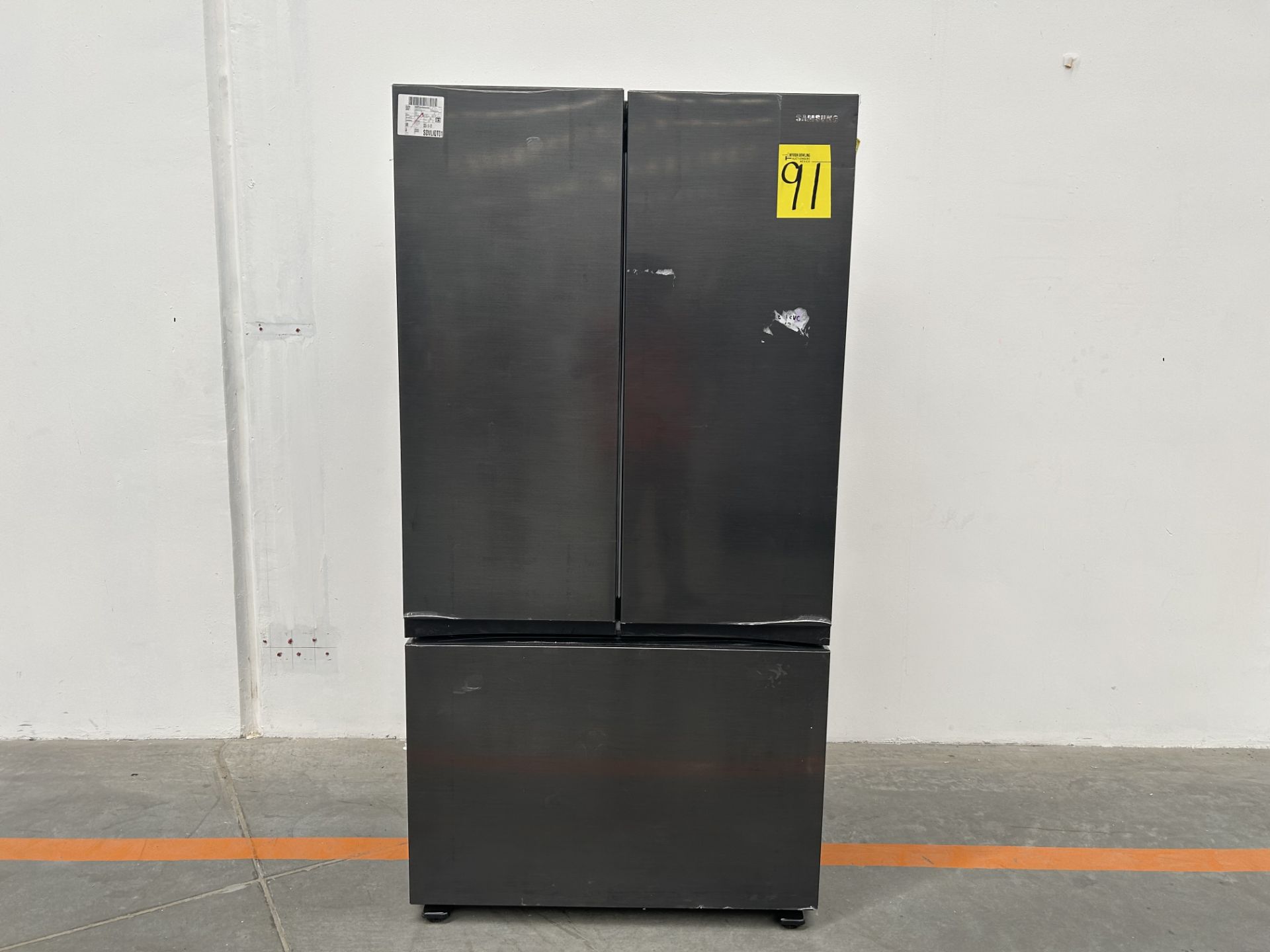 (NUEVO) Refrigerador Marca SAMSUNG, Modelo RF32CG5N10B1, Serie 00215B, Color GRIS