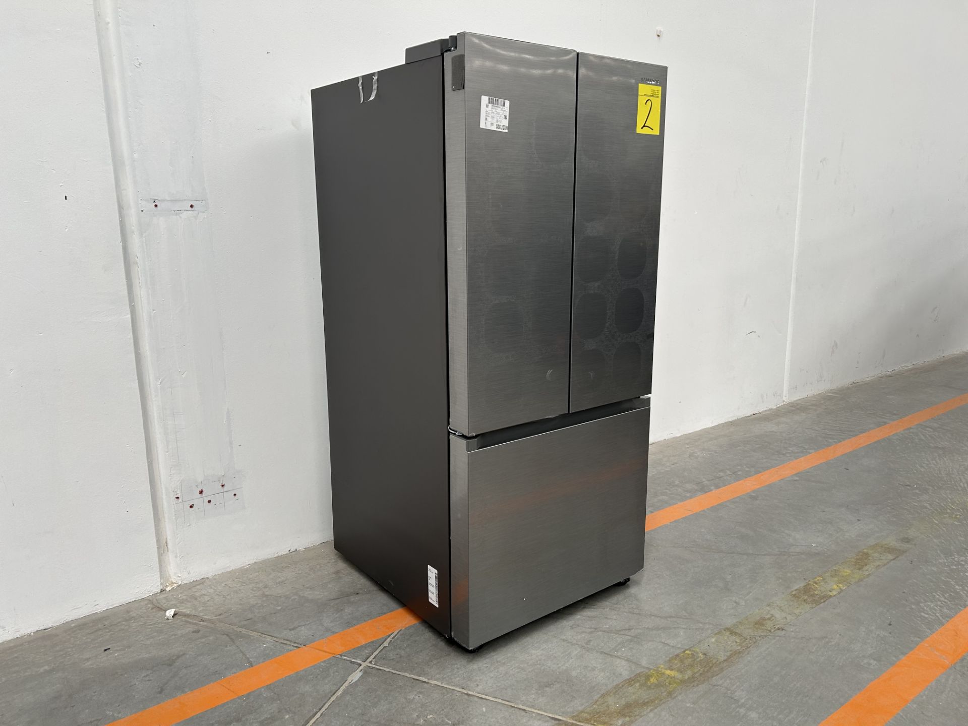 (NUEVO) Refrigerador Marca SAMSUNG, Modelo RF22A410S9, Serie 00813P, Color GRIS - Image 3 of 4