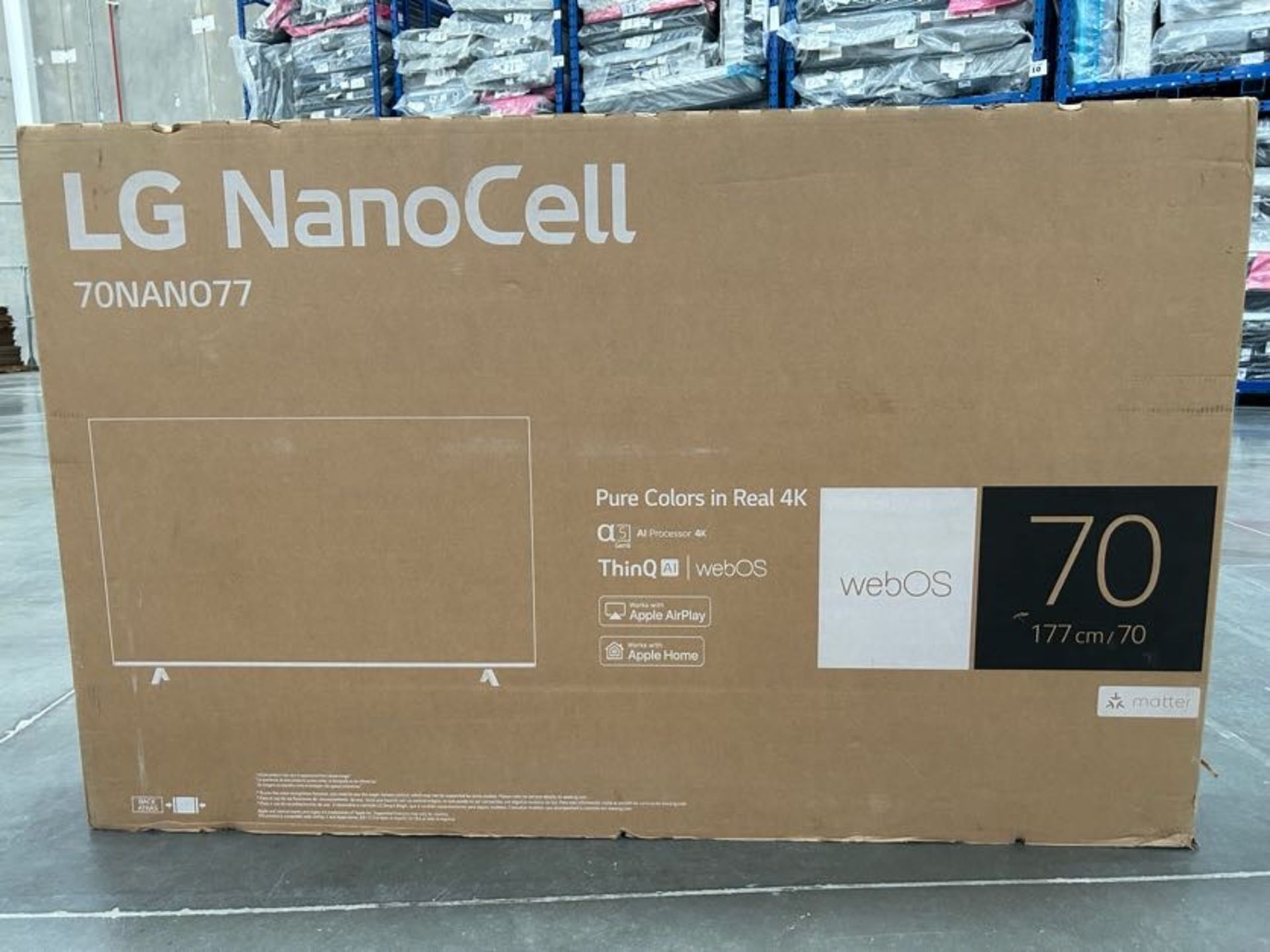 (NUEVO) Pantalla de 70", Marca LG, Modelo 70NANO77 NANOCELL - Image 4 of 6