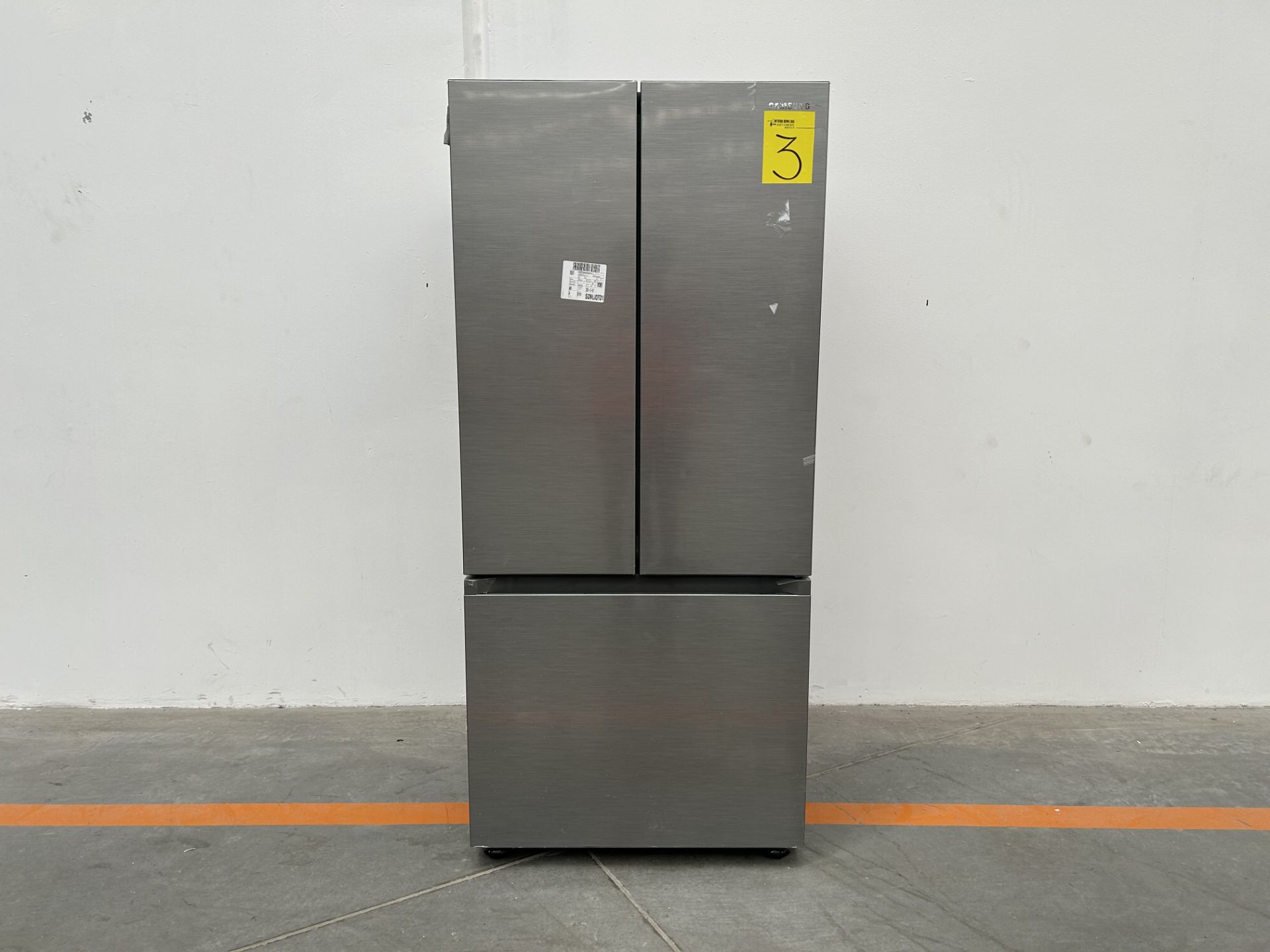 (NUEVO) Refrigerador Marca SAMSUNG, Modelo RF22A410S9, Serie 0791W, Color GRIS