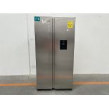 (NUEVO) Refrigerador con dispensador de agua Marca HISENSE, Modelo 32KHS310821, Serie E40290, Color