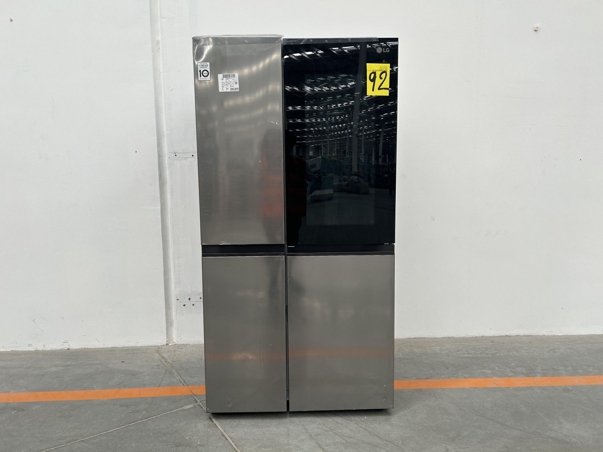 (NUEVO) Refrigerador Marca LG, Modelo VS27BXQP, Serie Y2L078, Color GRIS