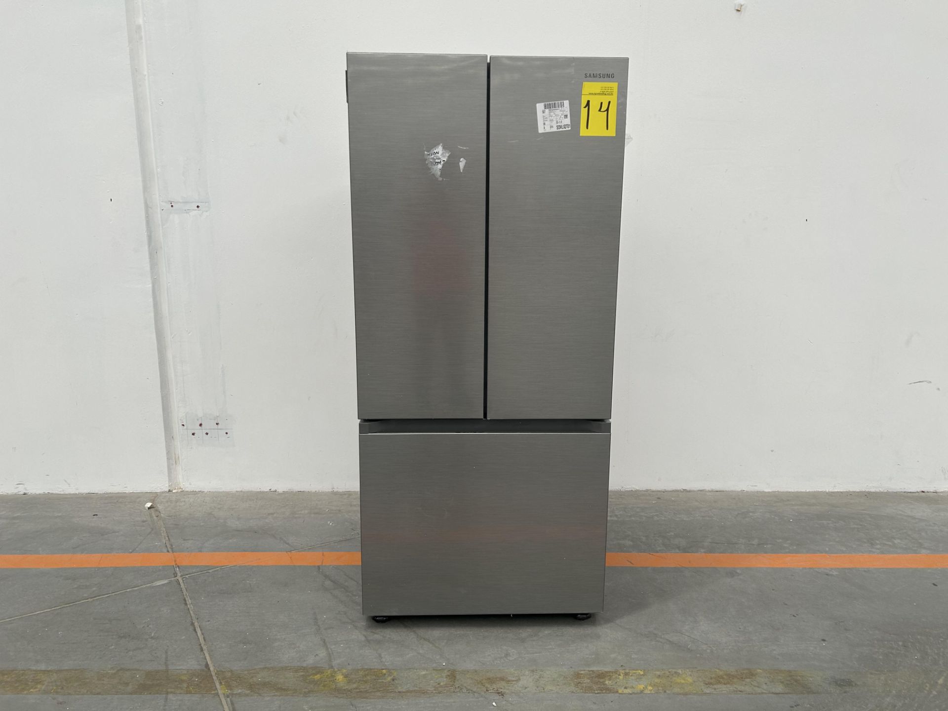 (NUEVO) Refrigerador Marca SAMSUNG, Modelo RF22A410S9, Serie 01694K, Color GRIS