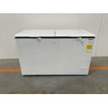 (NUEVO) Congelador horizontal Marca WHIRLPOOL, Modelo WHB42EBTWJ, Serie 125920, Color BLANCO