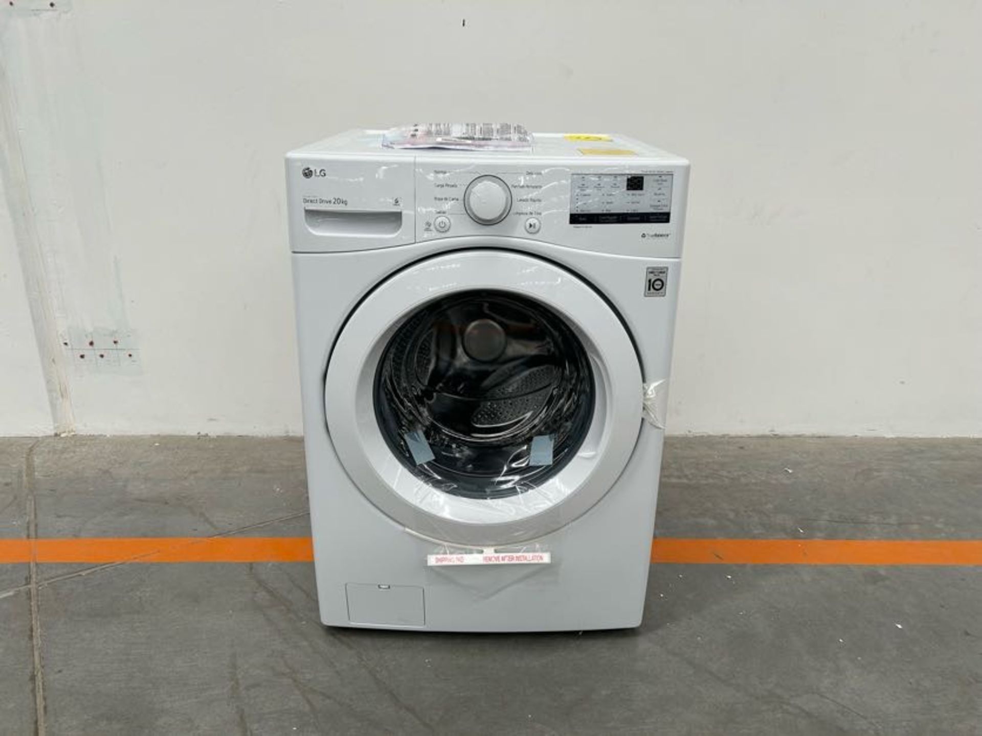 (NUEVO) Lavadora de 20 Kg Marca LG, Modelo WM20WV26W, Serie 02288 Color BLANCO