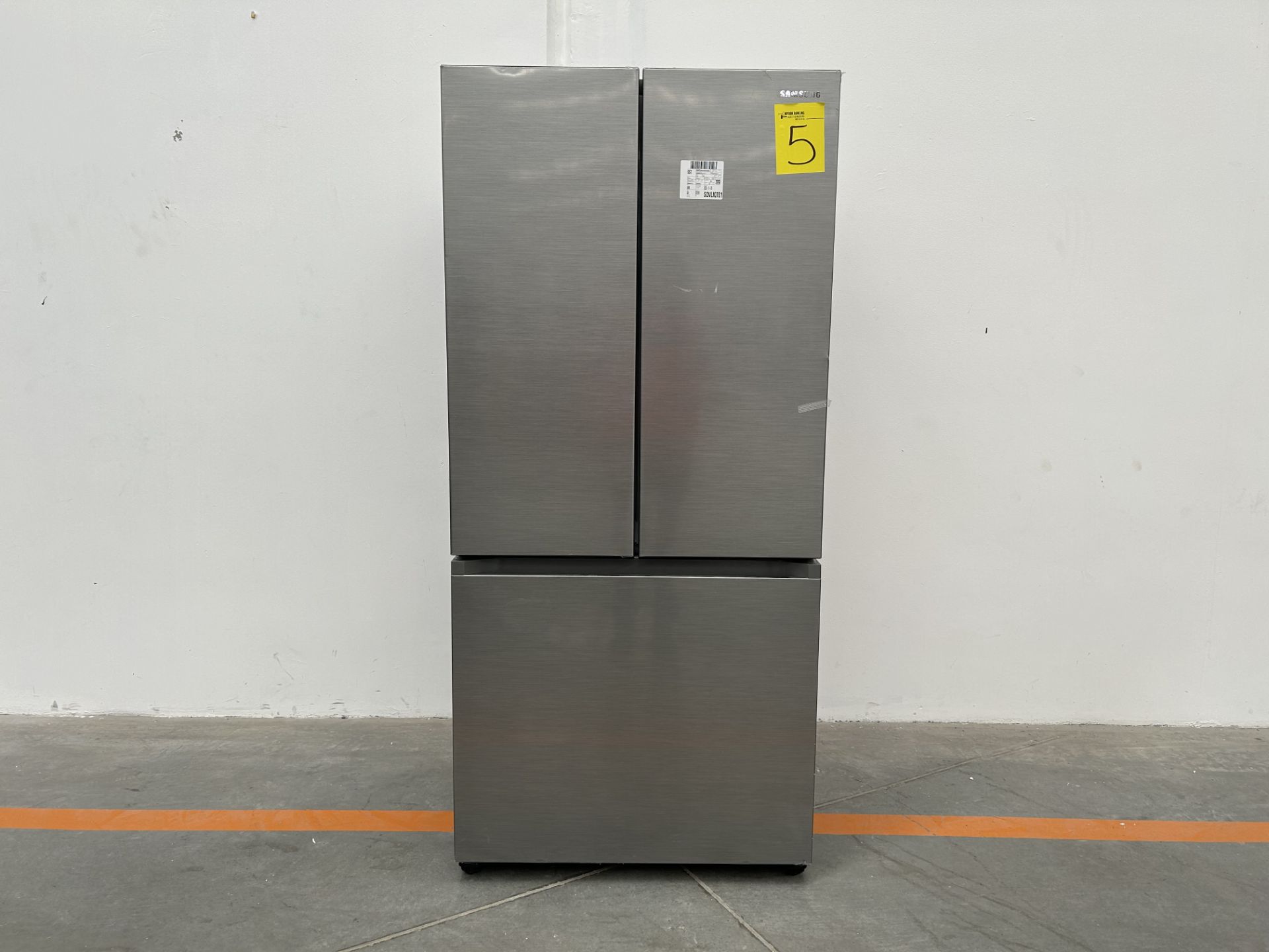 (NUEVO) Refrigerador Marca SAMSUNG, Modelo RF25C5151S9, Serie 00129J, Color GRIS