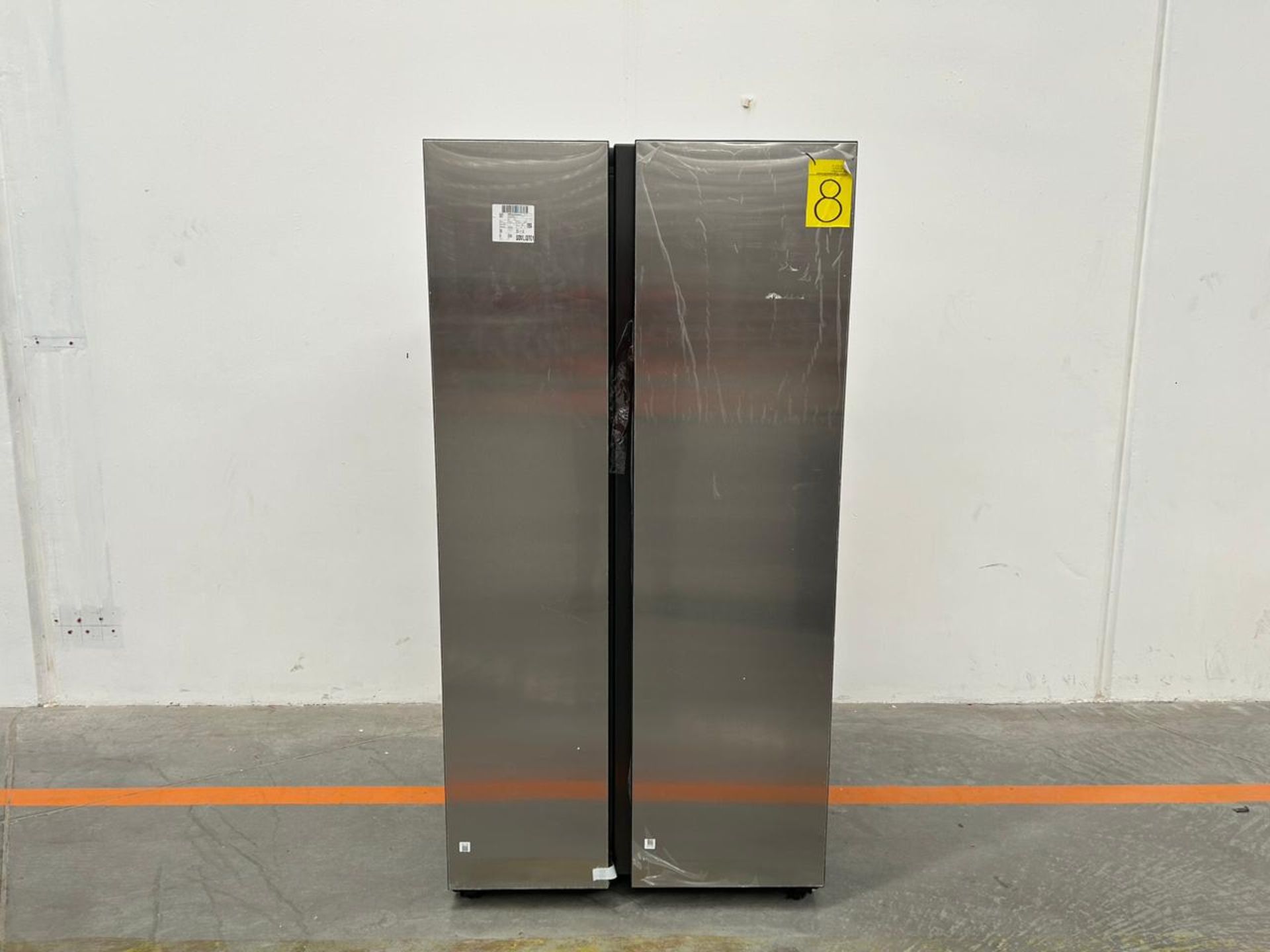 (NUEVO) Refrigerador Marca SAMSUNG, Modelo RS28CB70NAQL, Serie 1128N, Color GRIS