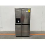 (NUEVO) Refrigerador con dispensador de agua Marca LG, Modelo VS27LNIP, Serie 27526, Color GRIS