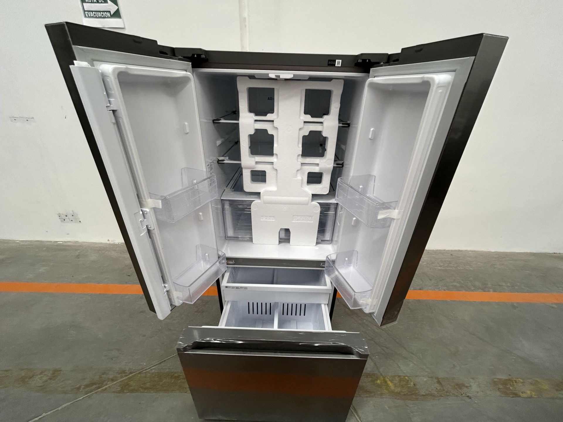 (NUEVO) Refrigerador Marca SAMSUNG, Modelo RF22A410S9, Serie 01875P, Color GRIS - Bild 4 aus 4