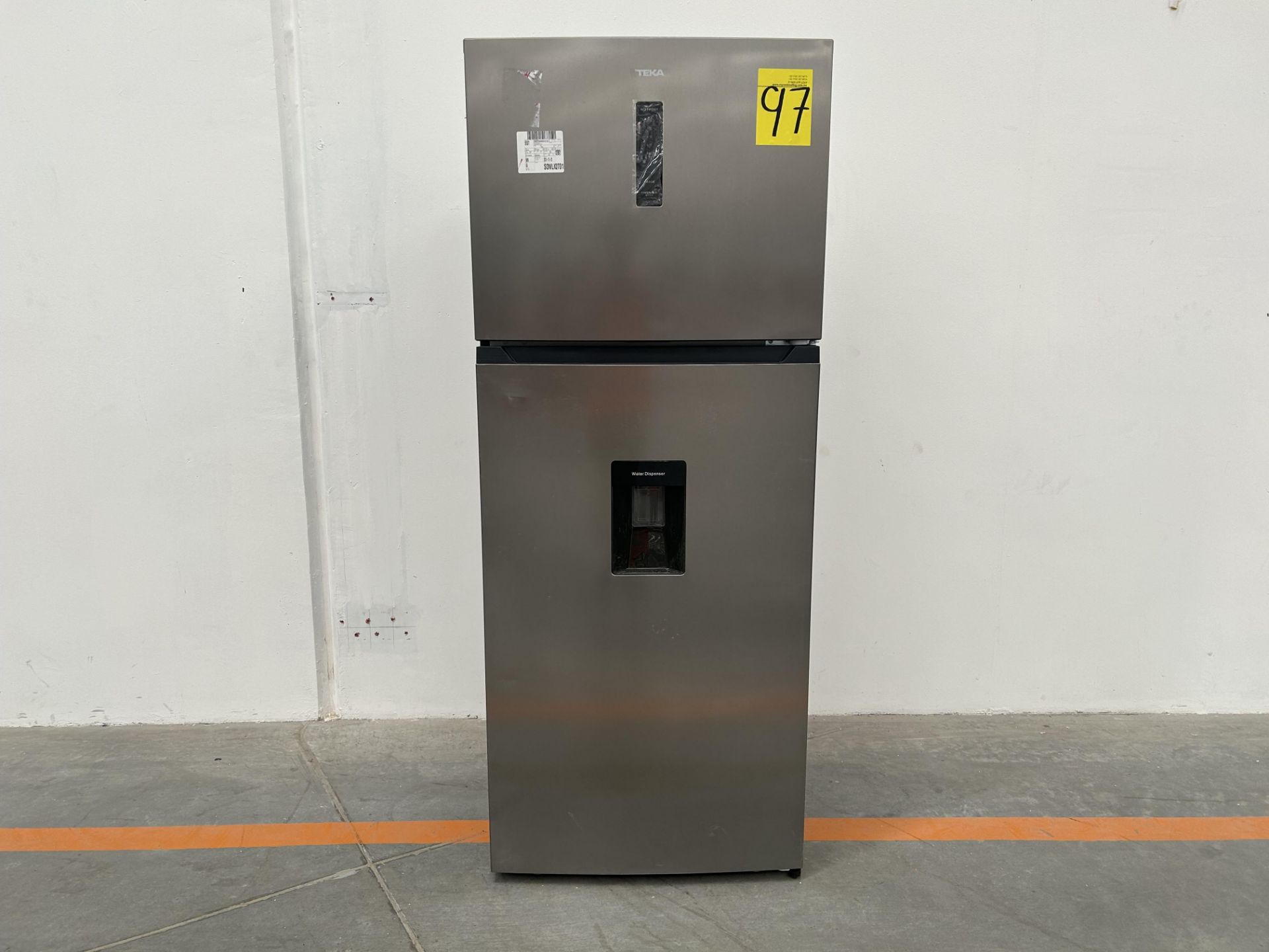 (NUEVO) Refrigerador con dispensador de agua Marca TEKA, Modelo RTF34700SSMX, Serie 070185, Color G