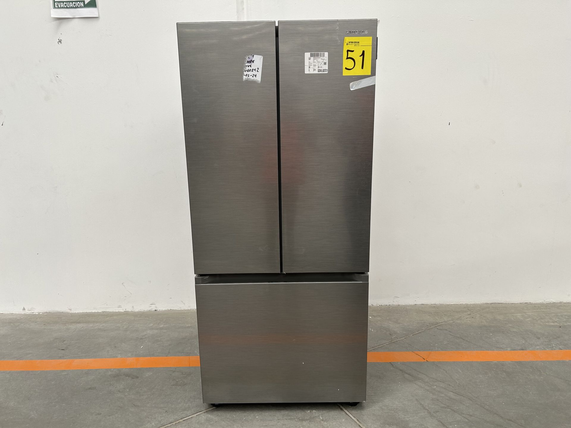 (NUEVO) Refrigerador Marca SAMSUNG, Modelo RF22A410S9, Serie 0016K, Color GRIS