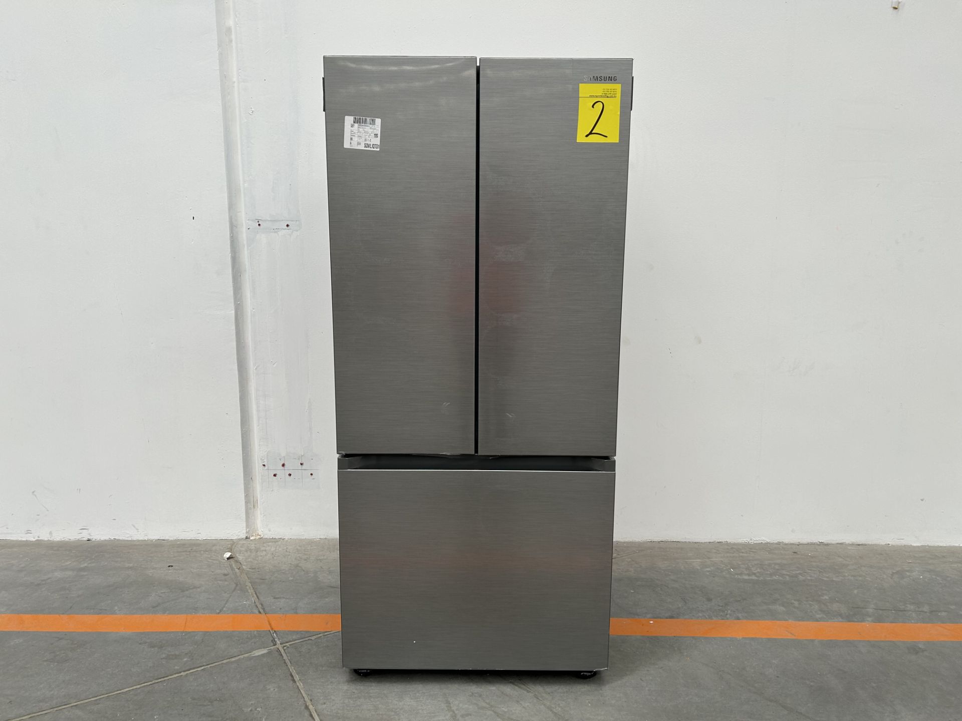 (NUEVO) Refrigerador Marca SAMSUNG, Modelo RF22A410S9, Serie 00813P, Color GRIS