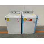 Lote de 2 lavadoras contiene: 1 Lavadora de 16 KG Marca MABE, Modelo LMA76112CBAB02, Serie S61313,