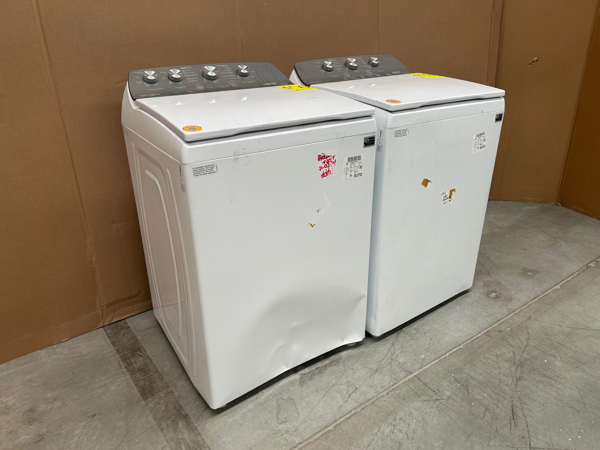 Lote de 2 lavadoras contiene: 1 Lavadora de 20 KG Marca WHIRPOOL, Modelo 8MWTW2024MJM0, Serie 13978 - Image 3 of 6