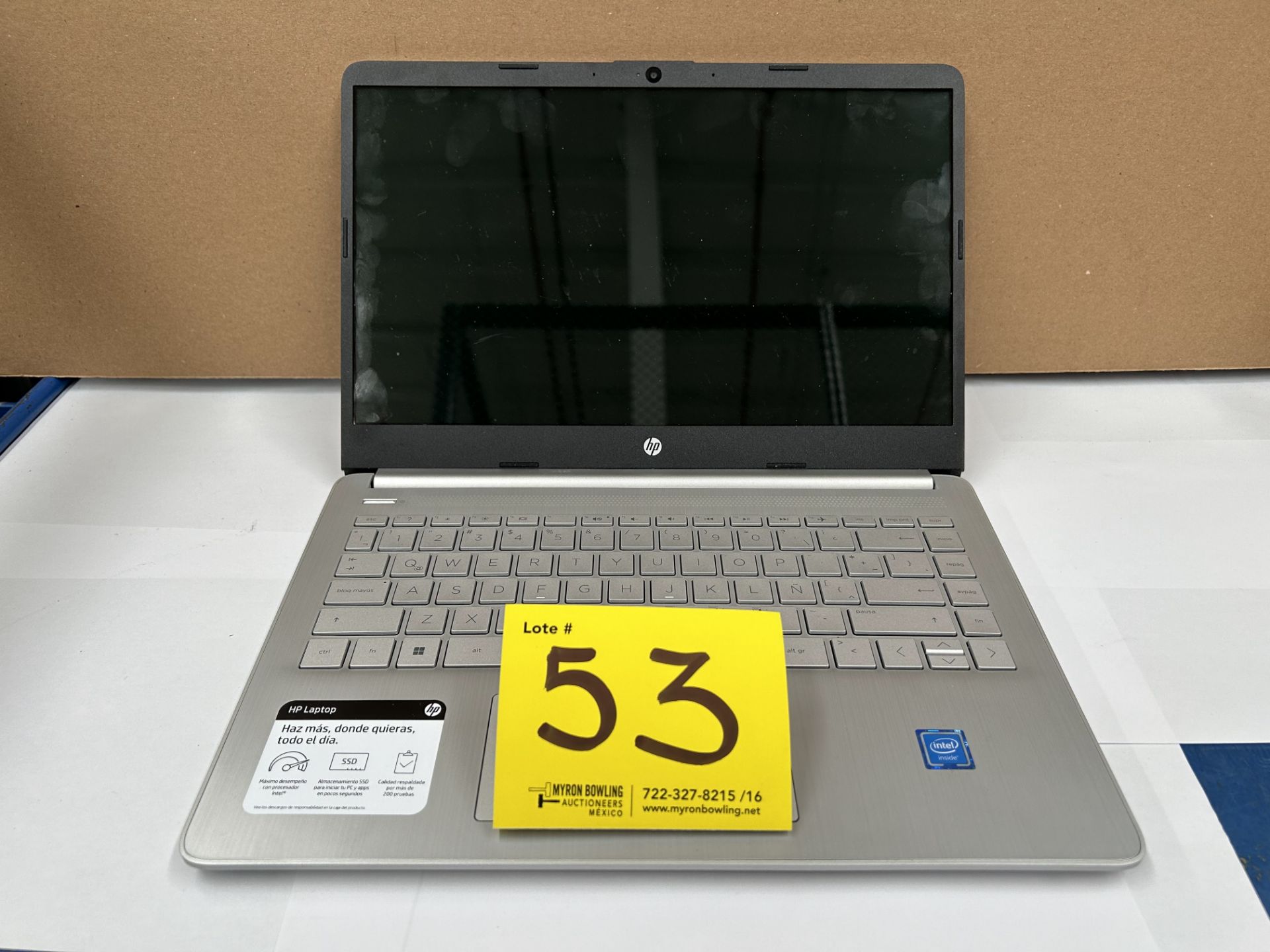 Laptop Marca HP, Modelo 14DQ0527LA, Serie 5CD334BBQK, INTEL Inside, 8 Gb en RAM, 256 Gb de almacen