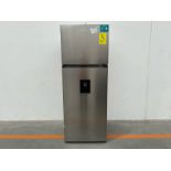 Refrigerador con dispensador de agua Marca HISENSE, Modelo RT16N6CDX, Serie 70114, Color GRIS (Equi