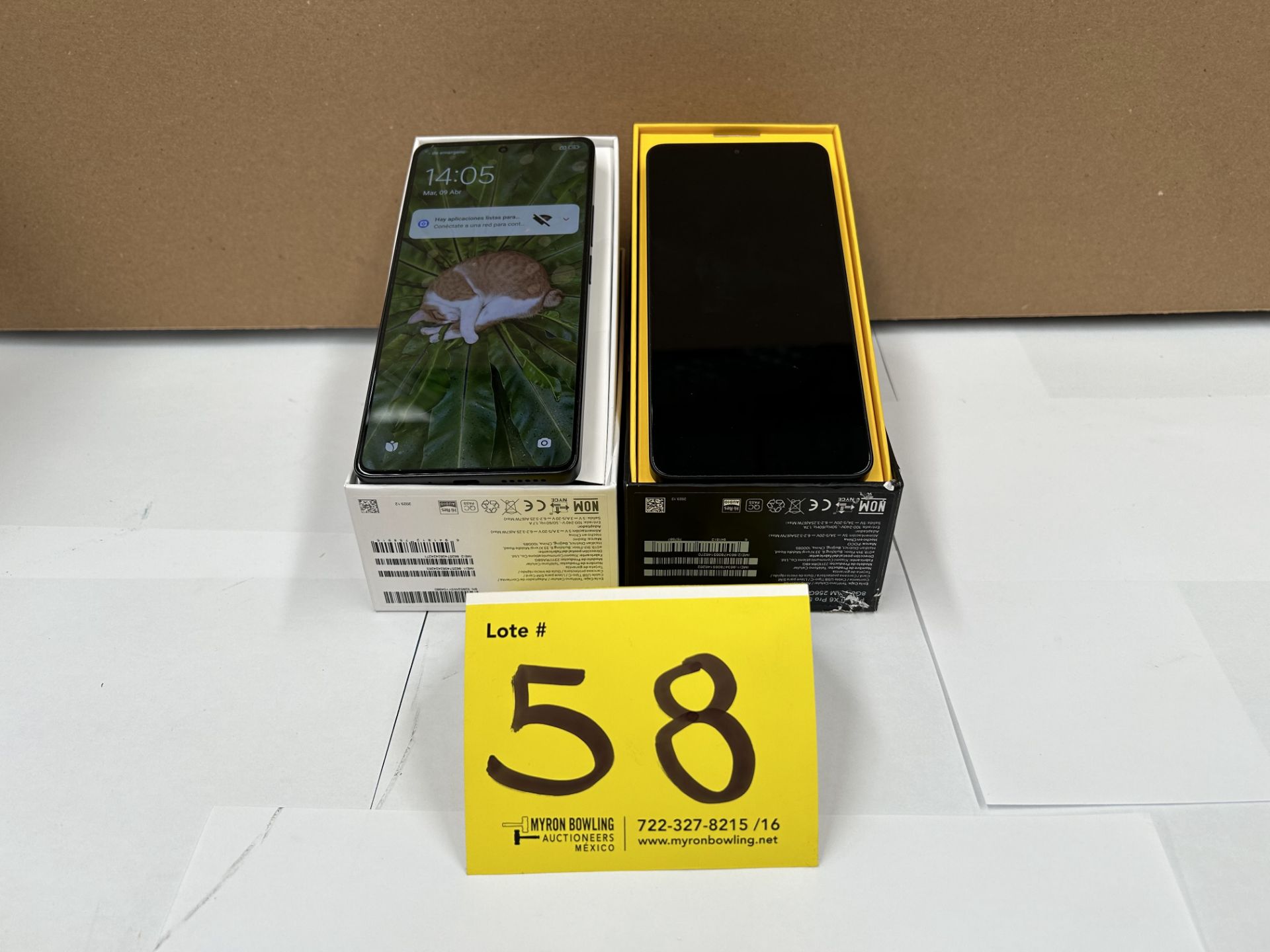 Lote de 2 celulares contiene: 1 celular Marca XIAOMI, Modelo REDMI NOTE 13 PRO, Serie Y04980, Capac