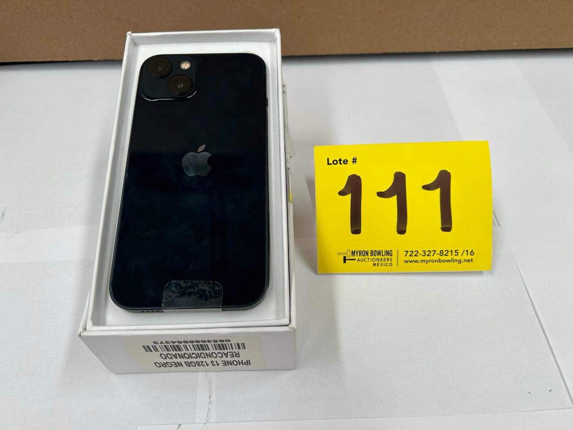 iPhone 13 de 128 GB, color NEGRO (IMEI 3509802942558669) (No enciende) (Equipo de devolución)