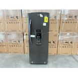 Refrigerador con dispensador de agua Marca MABE, Modelo RME360FDMRD0, Serie 813508, Color GRIS (Equ