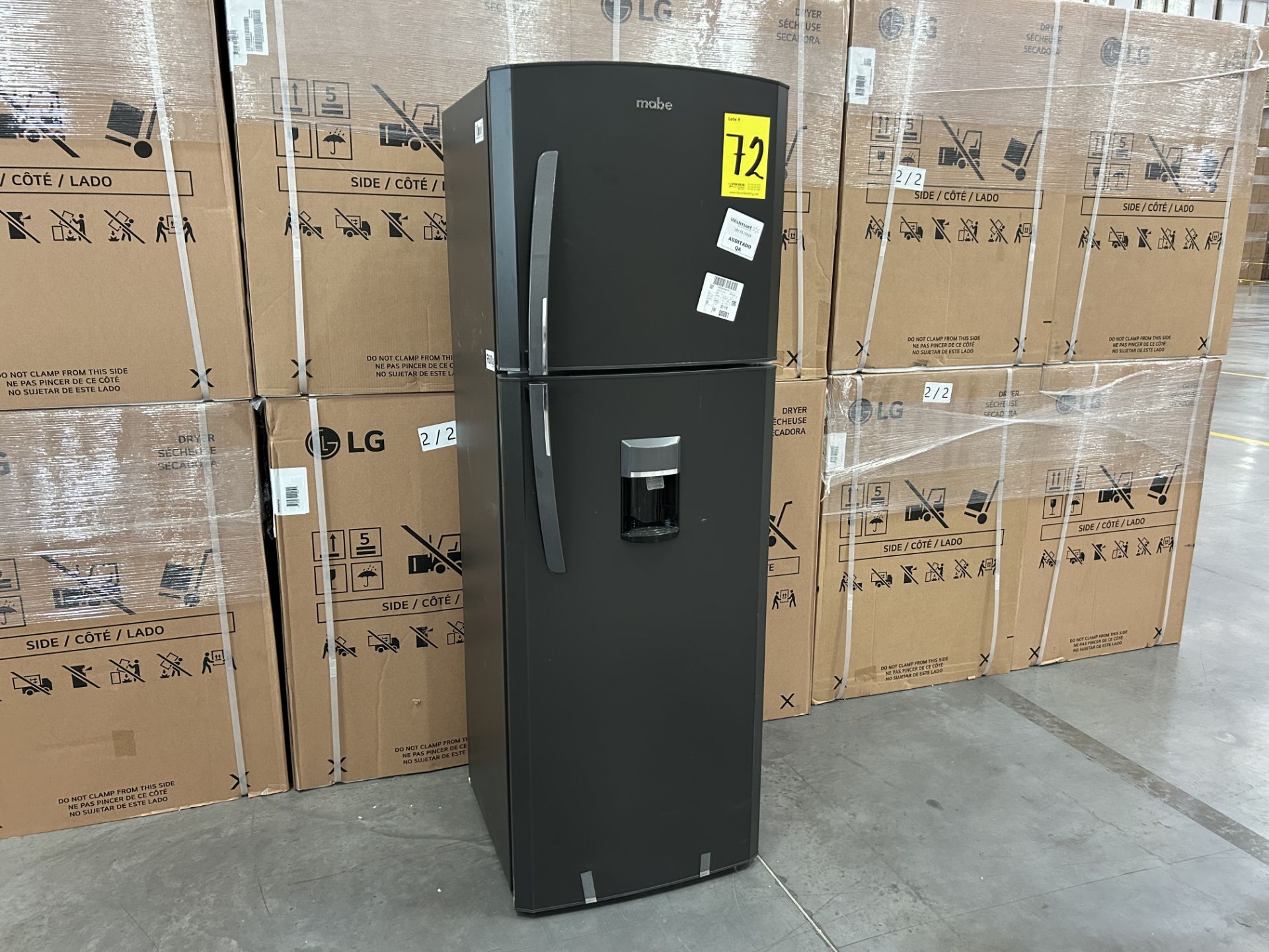 Refrigerador con dispensador de agua Marca MABE, Modelo RMA300FJMR, Serie 719353, Color GRIS (Equip - Image 2 of 7