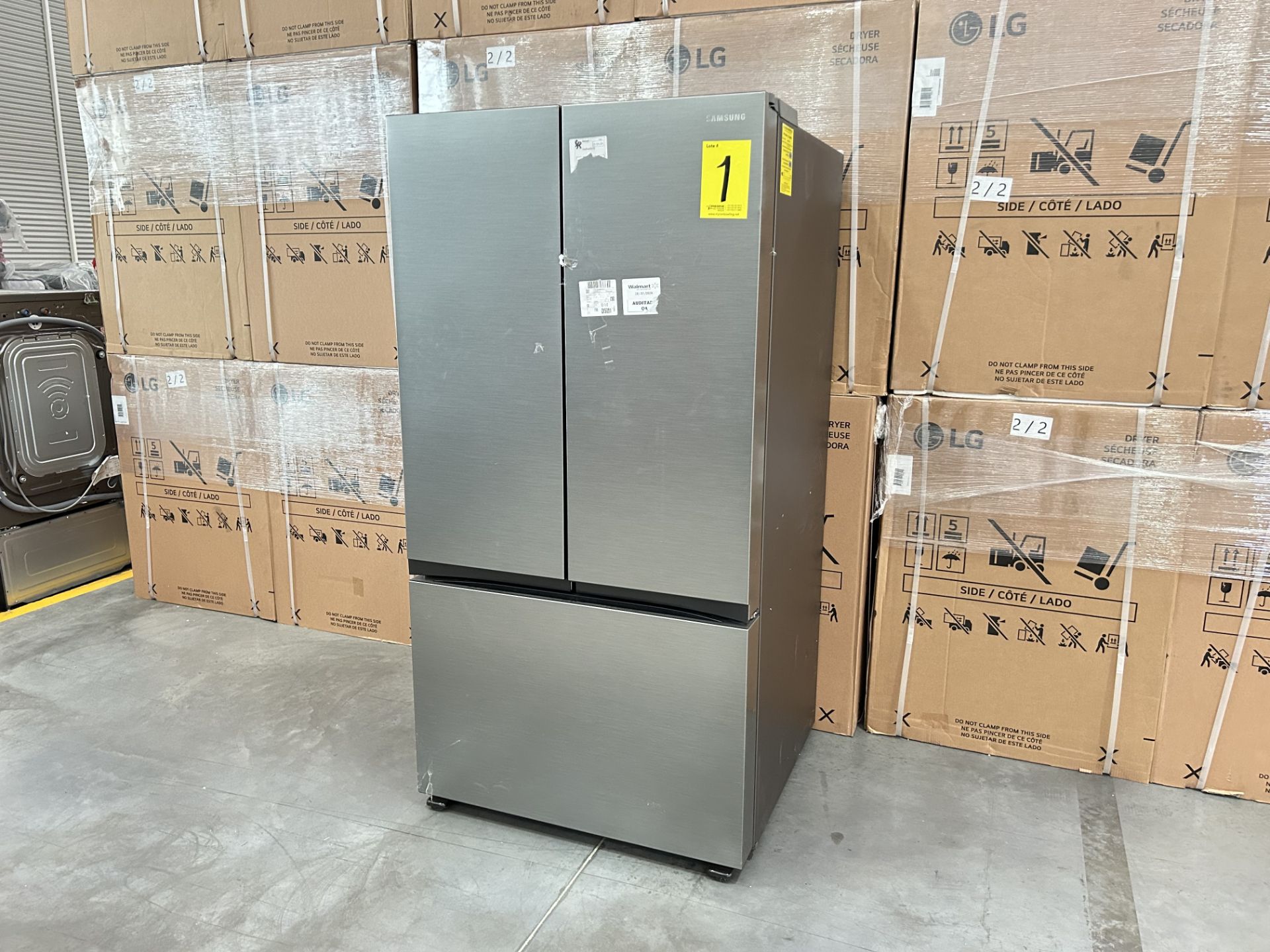 Refrigerador Marca SAMSUNG, Modelo RF32CG5A10S9, Serie 00347Y, Color GRIS (Equipo de devolución) - Image 3 of 7