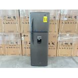 Refrigerador con dispensador de agua Marca MABE, Modelo RMA300FJMR, Serie 708343, Color GRIS (Equip