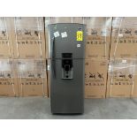 Refrigerador con dispensador de agua Marca MABE, Modelo RME360FDMRD0, Serie 801684, Color GRIS (Equ