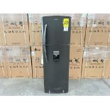 Refrigerador con dispensador de agua Marca MABE, Modelo RMA300FJMR, Serie 717247, Color GRIS (Equip