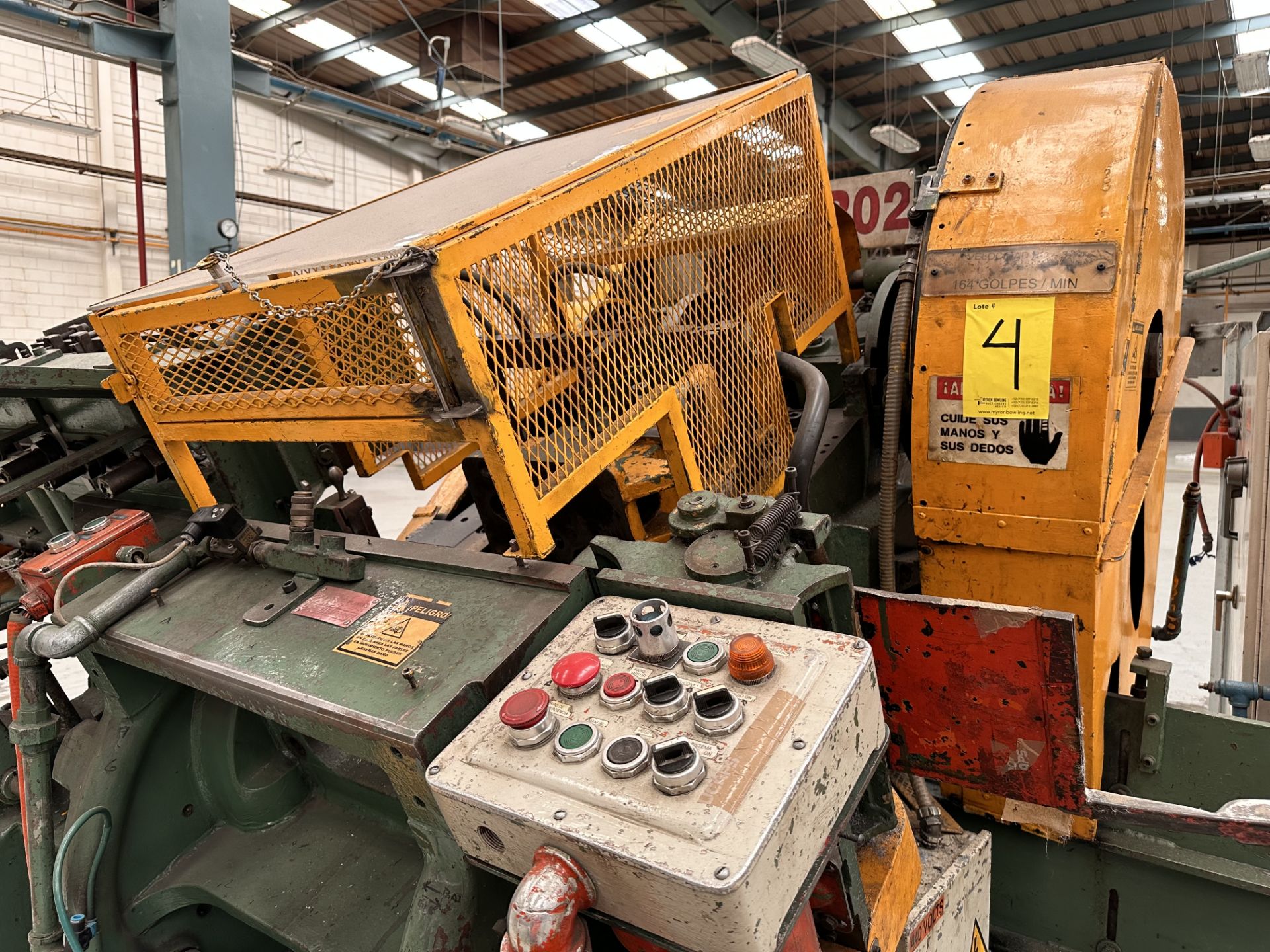 Bordens 40 ton Die Stamping Press, Model ND, Serial No. 6, Year 1961, 440V, Baldor 7.5 hp motor, Pn - Image 11 of 19