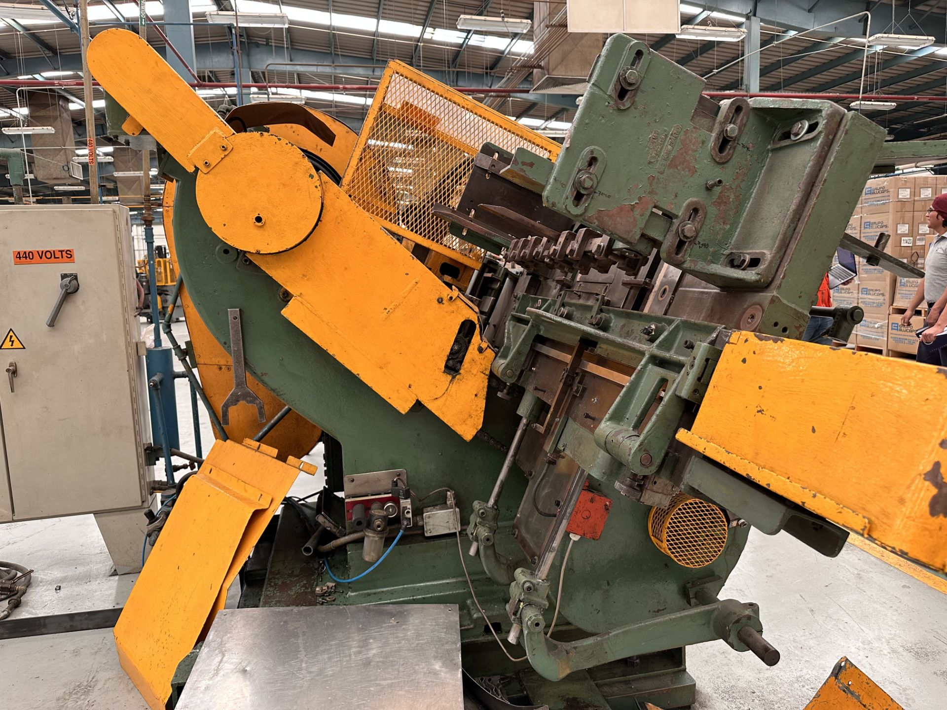 Bordens 40 ton Die Stamping Press, Model ND, Serial No. 6, Year 1961, 440V, Baldor 7.5 hp motor, Pn - Image 4 of 19