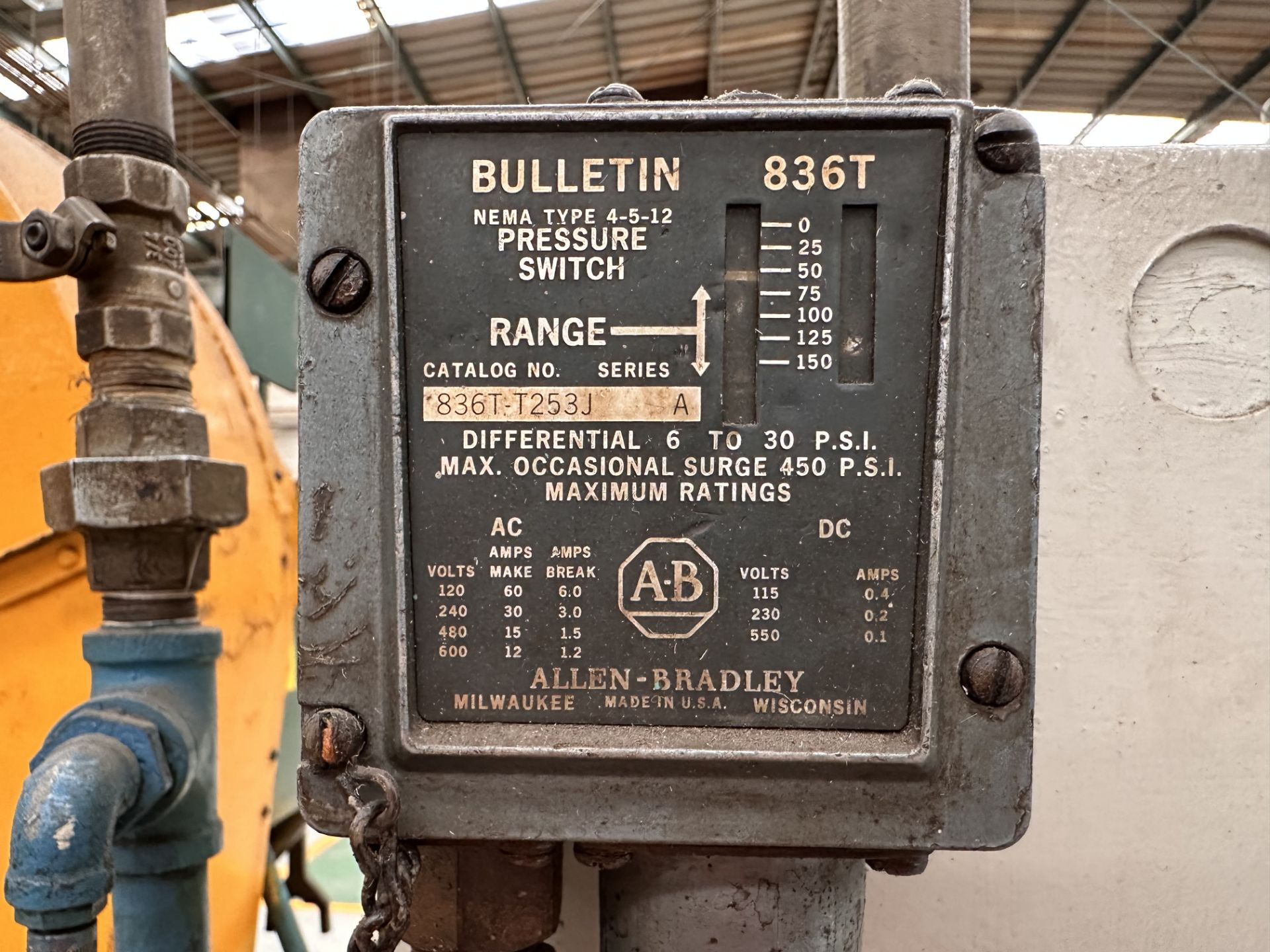 Bordens 40 ton Die Stamping Press, Model ND, Serial No. 6, Year 1961, 440V, Baldor 7.5 hp motor, Pn - Image 16 of 19