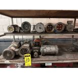 Lot of 12 pieces of motors and gearboxes of different brands and capacities, please inspect. / Lote