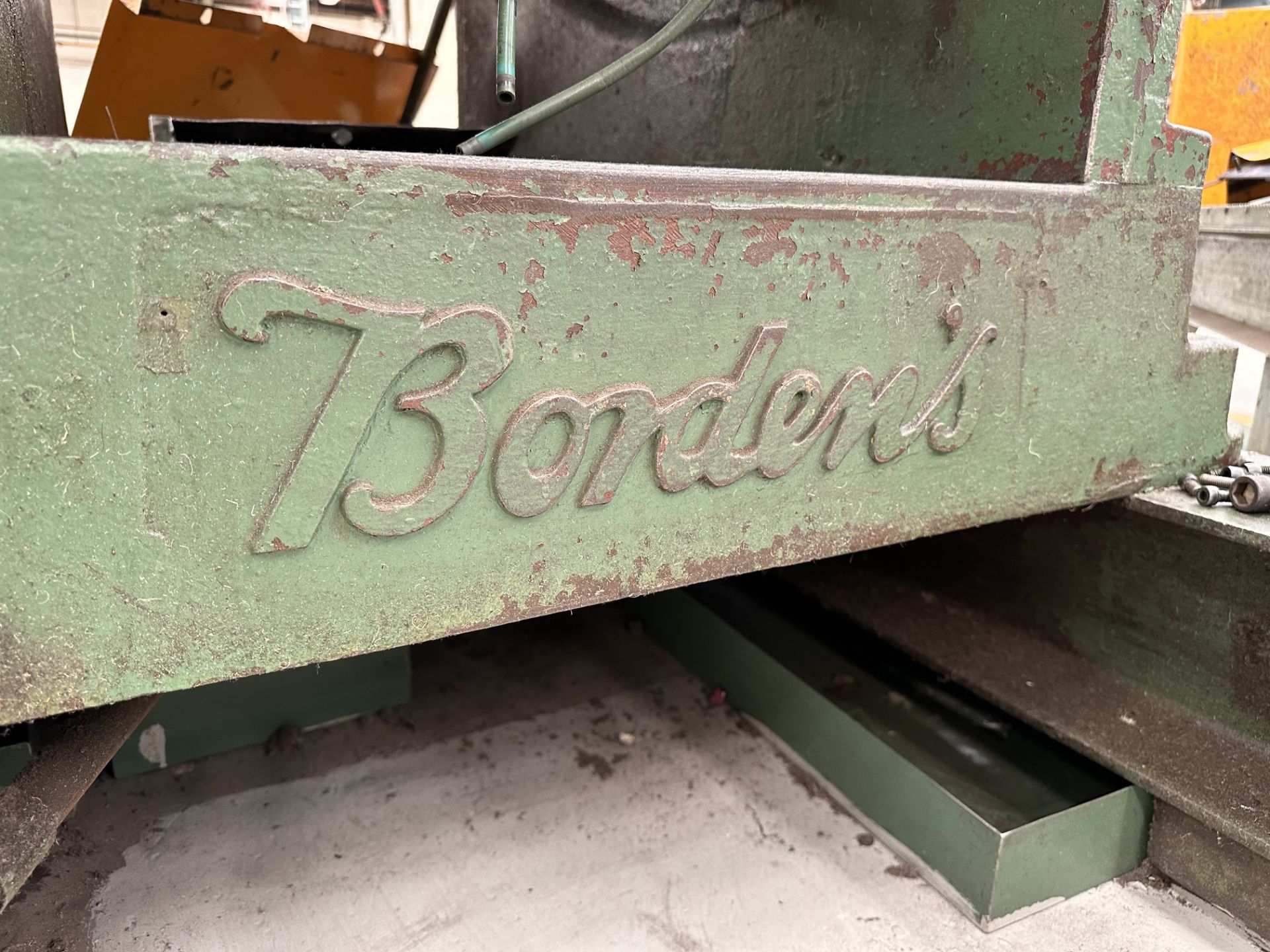 Bordens 40 ton Die Stamping Press, Model ND, Serial No. 6, Year 1961, 440V, Baldor 7.5 hp motor, Pn - Image 15 of 19
