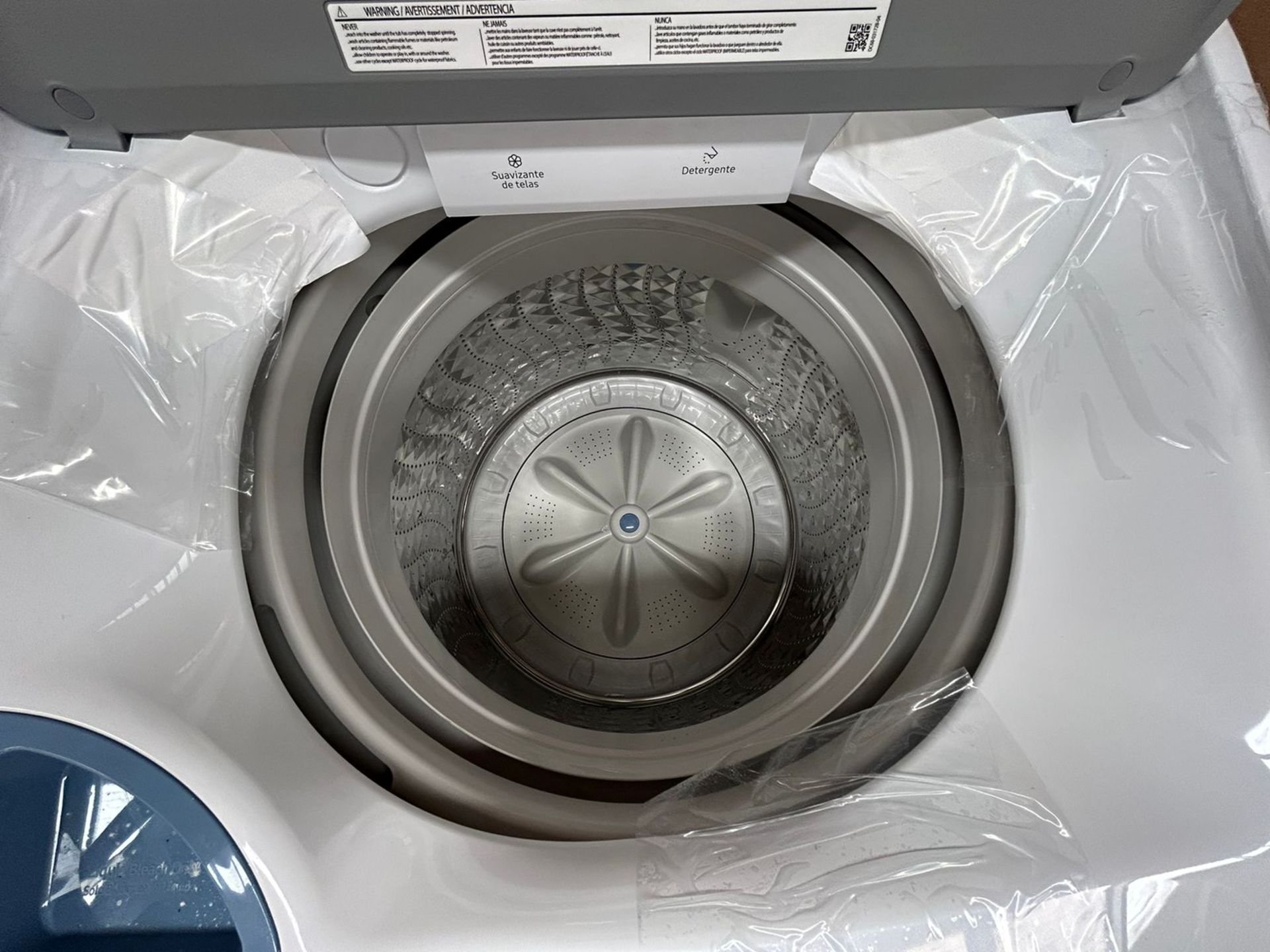 Lote de 2 lavadoras contiene: 1 Lavadora de 20 KG Marca SAMSUNG, Modelo WA20A3351GW, Serie 00285R, - Image 5 of 6