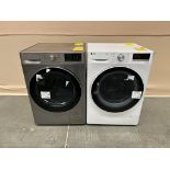 Lote de 2 lavasecadoras contiene: 1 Lavasecadora de 12/7 KG Marca LG, Modelo WD12VVC4S6S