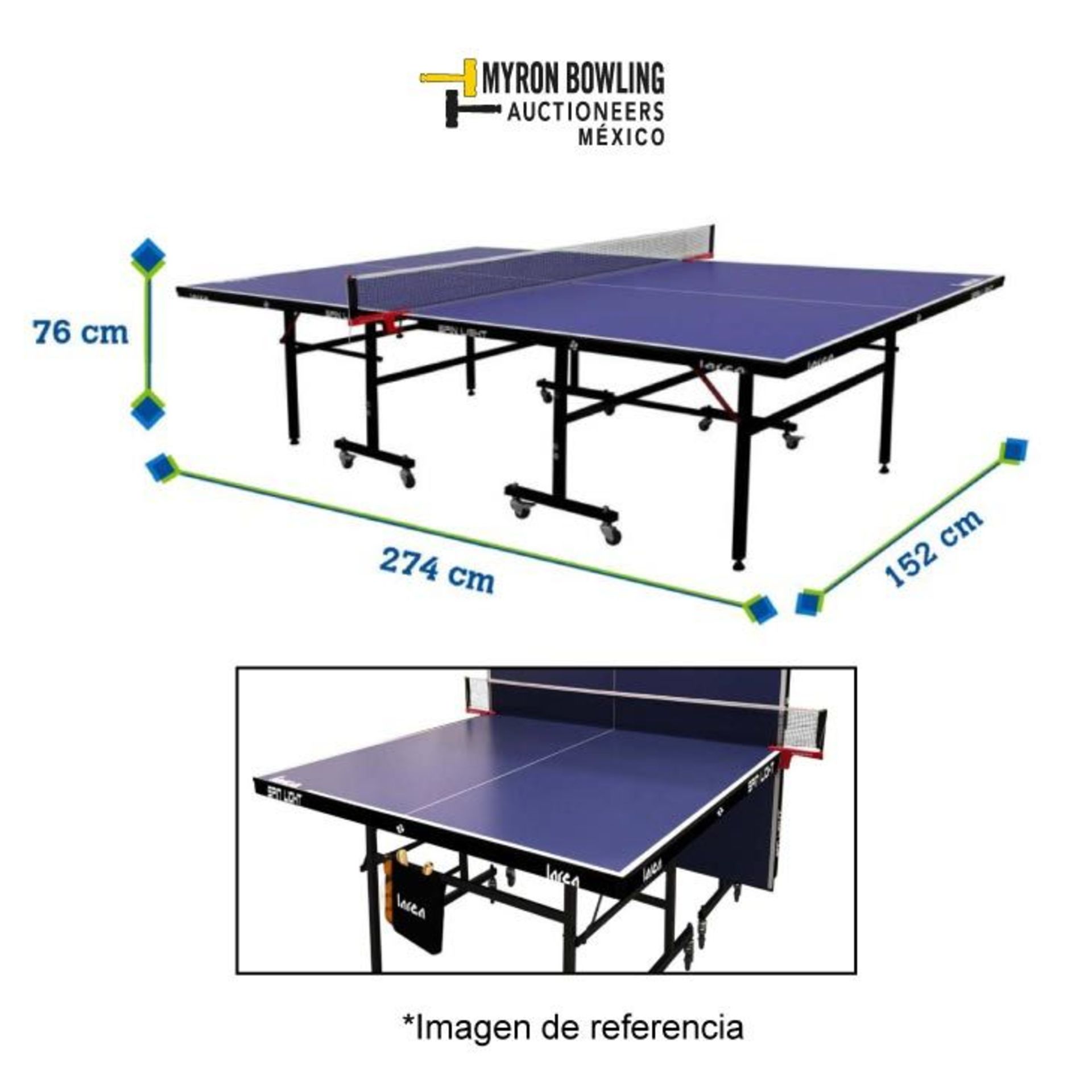 Lote de 2 articulos contiene: 1 mesa de PING PONG Marca ARCA, Paquete de 50 Ganchos Aterciopelados