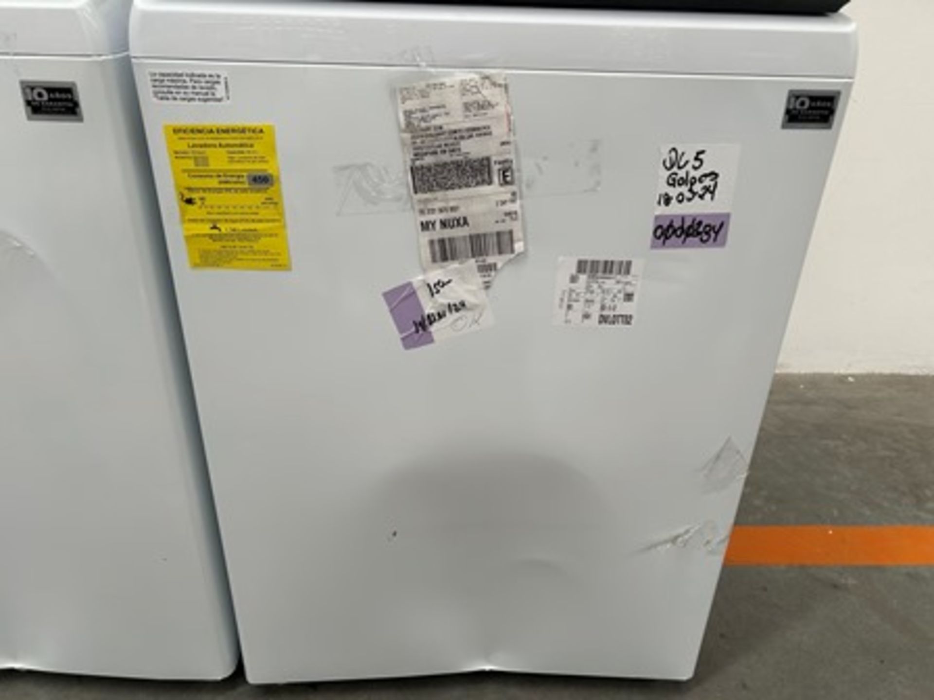 Lote de 2 lavadoras contiene: 1 Lavadora de 18 KG Marca WHIRPOOL, Modelo 8MWTW1812WPM0, Serie 74164 - Image 7 of 9