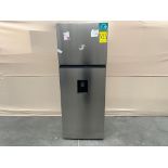 Refrigerador con dispensador de agua Marca HISENSE, Modelo RT16N6CDX, Serie 70376, Color GRIS ( Equ