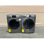 Lote de 2 lavadoras contiene: 1 Lavadora de 15 KG Marca ATVIO, Modelo FL15KGDS, Serie 00077, Color