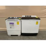 Lote de 2 lavadoras contiene: 1 Lavadora de 19 KG Marca MIDEA, Modelo MT100W190, Serie 01241, Color