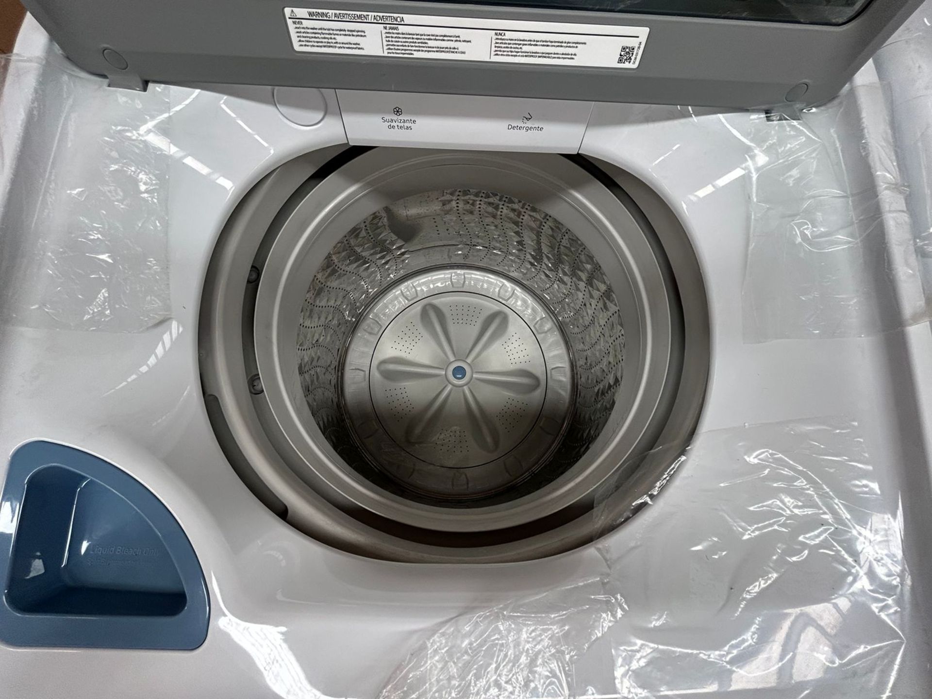 Lote de 2 lavadoras contiene: 1 Lavadora de 20 KG Marca SAMSUNG, Modelo WA20A3351GW, Serie 00285R, - Image 4 of 6